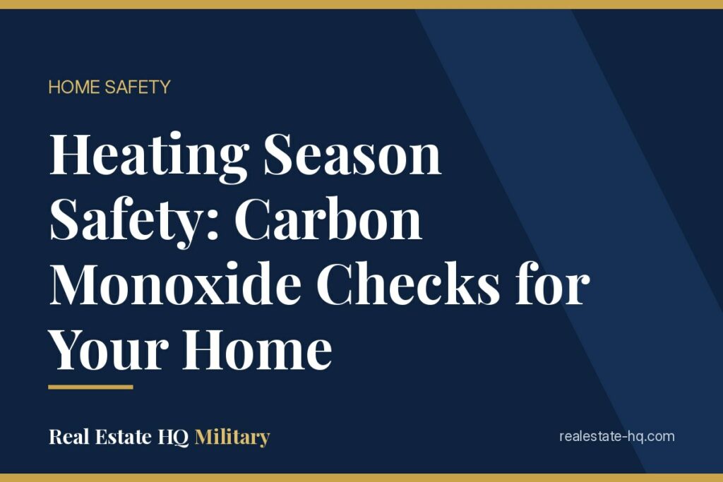 Heating Season Safety: Carbon Monoxide Checks for Your Home
